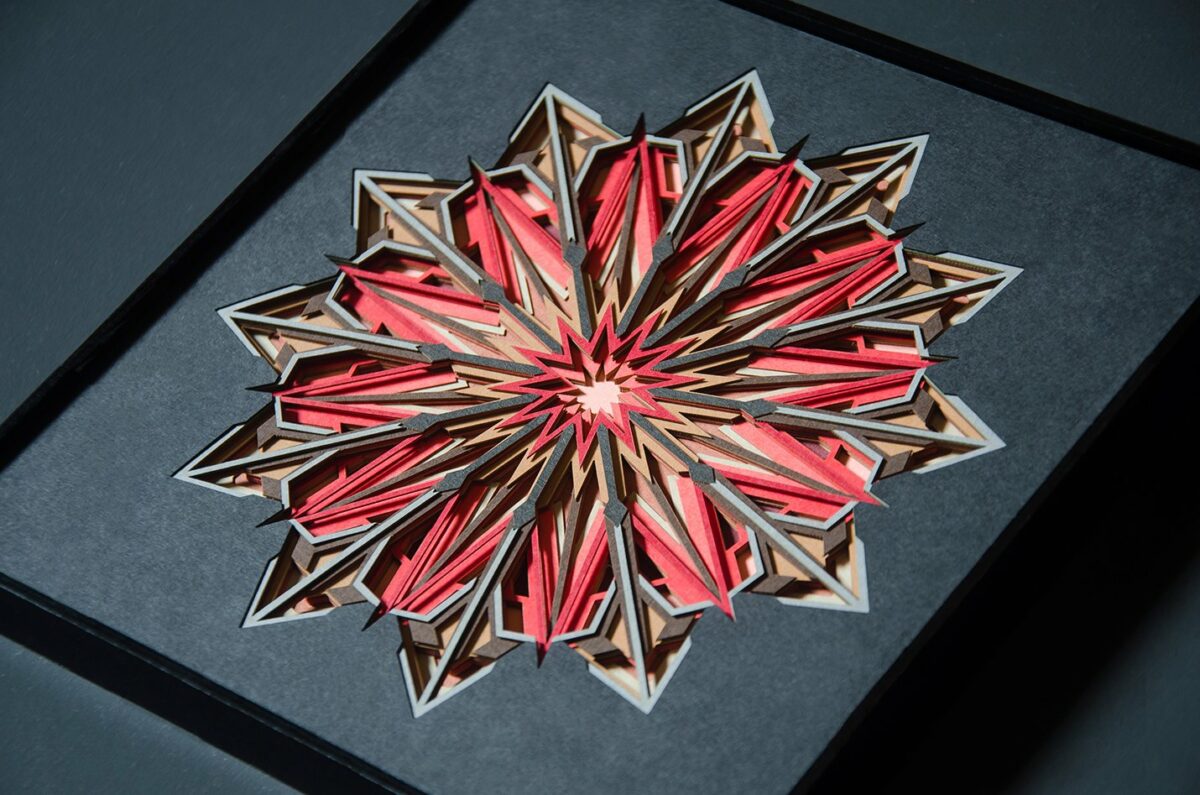 Crystal Bloom Stunning Paper Cuttings By Zubin Jhaveri Solarflare Closeup
