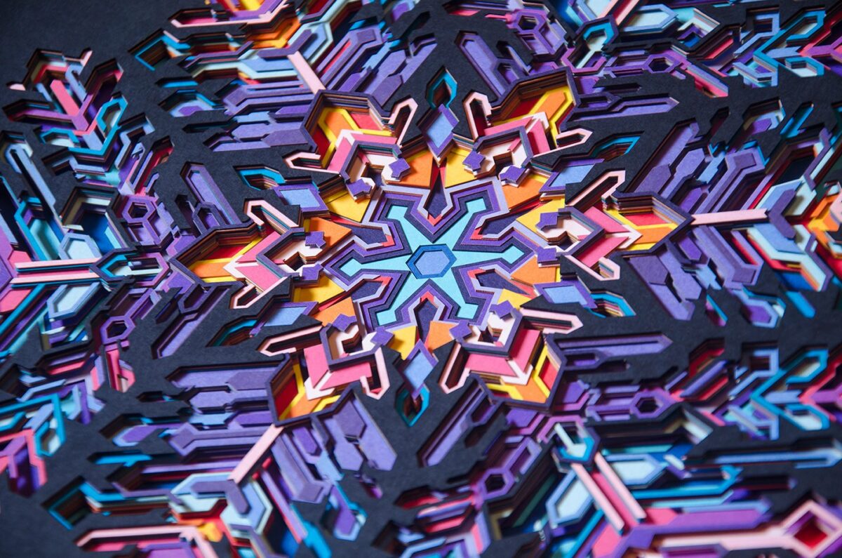 Crystal Bloom Stunning Paper Cuttings By Zubin Jhaveri Thunderstorm Closeup