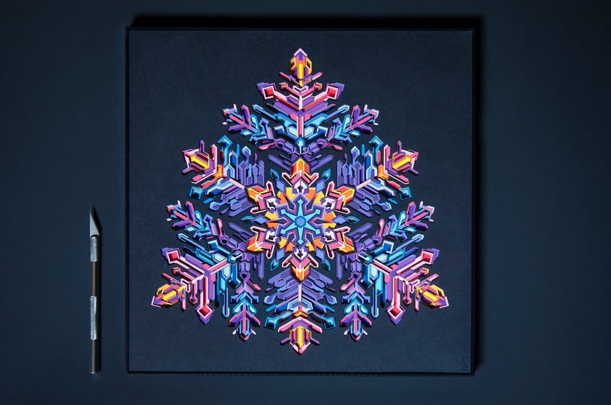 Crystal Bloom Stunning Paper Cuttings By Zubin Jhaveri Thunderstorm