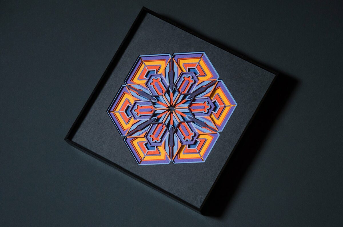 Crystal Bloom Stunning Paper Cuttings By Zubin Jhaveri Twilight Closeup