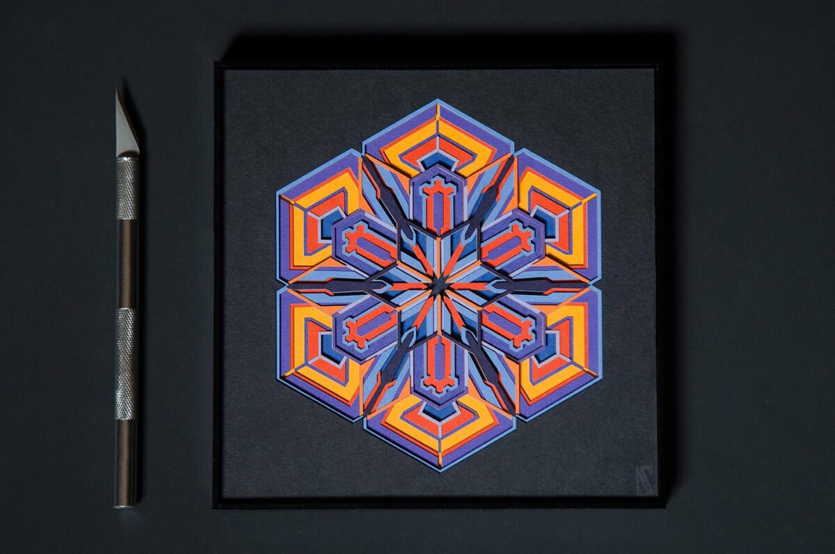 Crystal Bloom Stunning Paper Cuttings By Zubin Jhaveri Twilight