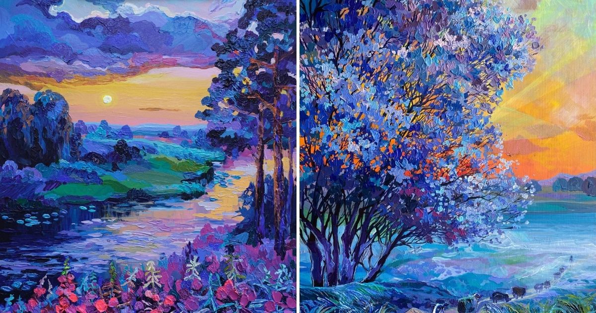 Dreamy And Exuberant Impressionist Paintings By Anastasia Trusova Sharecover