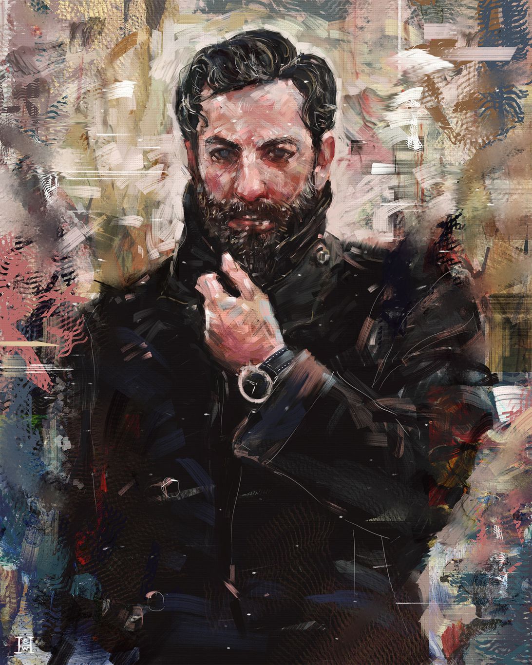 Neo Impressionist Mens Fashion Illustrations By Seungwon Hong 1