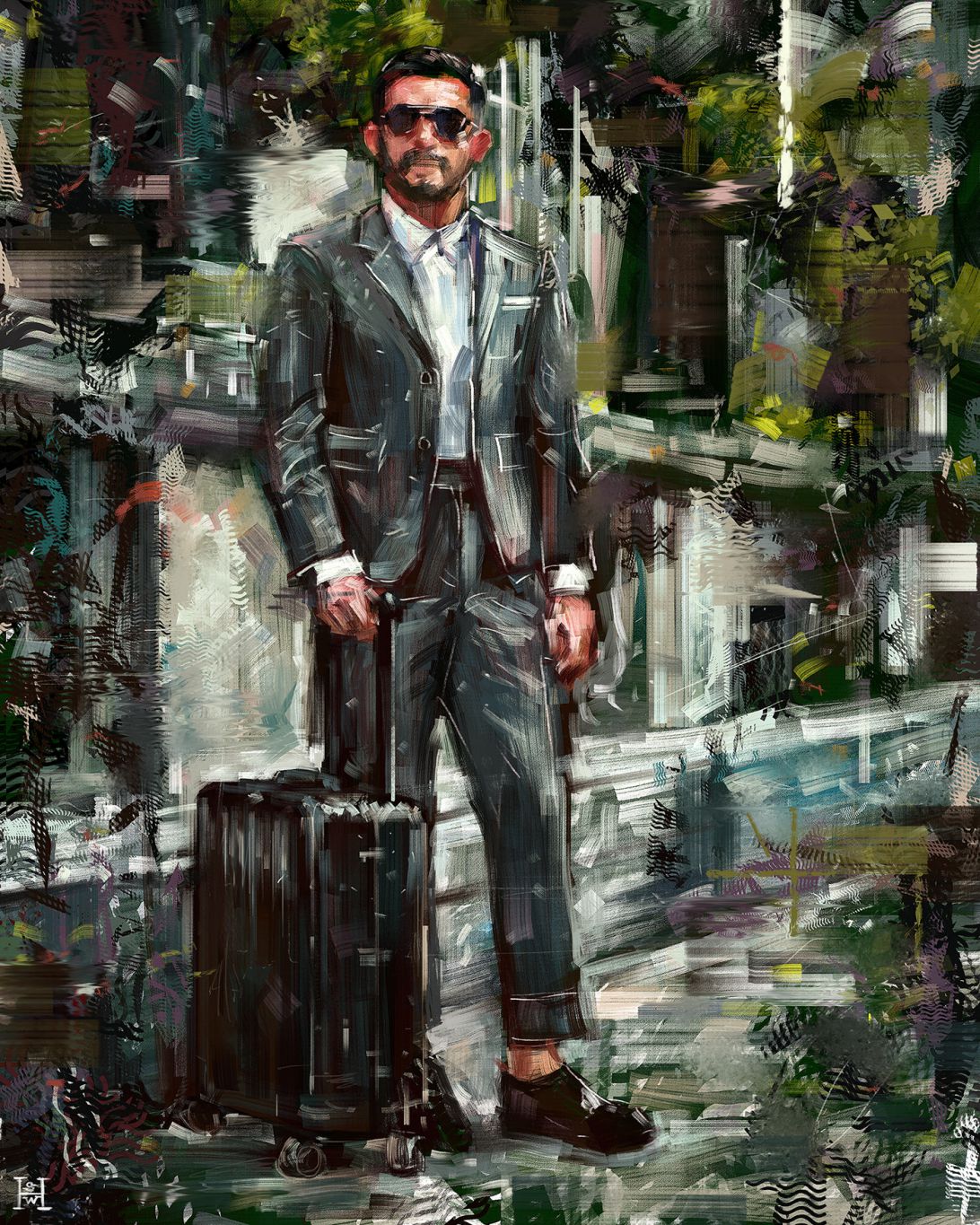 Neo Impressionist Mens Fashion Illustrations By Seungwon Hong 4