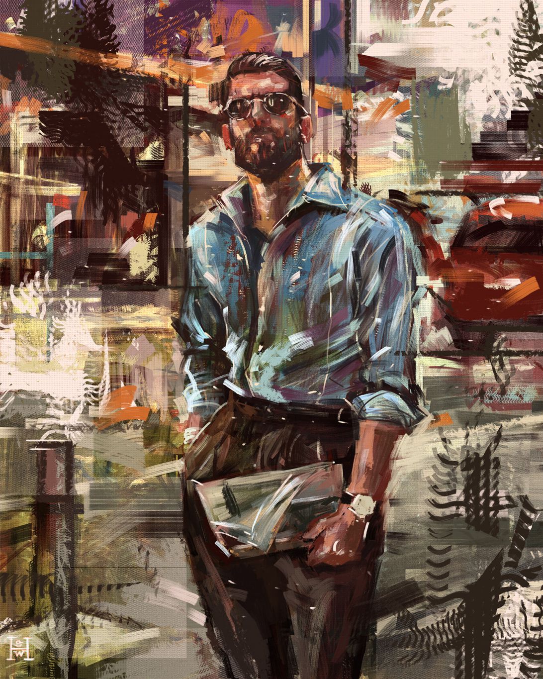 Neo Impressionist Mens Fashion Illustrations By Seungwon Hong 9