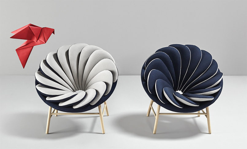 Quetzal A Beautiful Chair Inspired By Feathers Designed By Marc Venot 3
