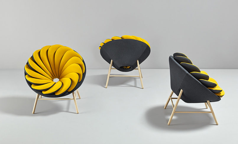 Quetzal A Beautiful Chair Inspired By Feathers Designed By Marc Venot 4