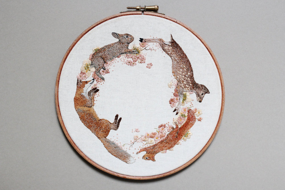 The Magical Embroidery Hoop Art Of Emillie Ferris 8