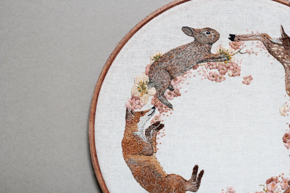 The Magical Embroidery Hoop Art Of Emillie Ferris 9