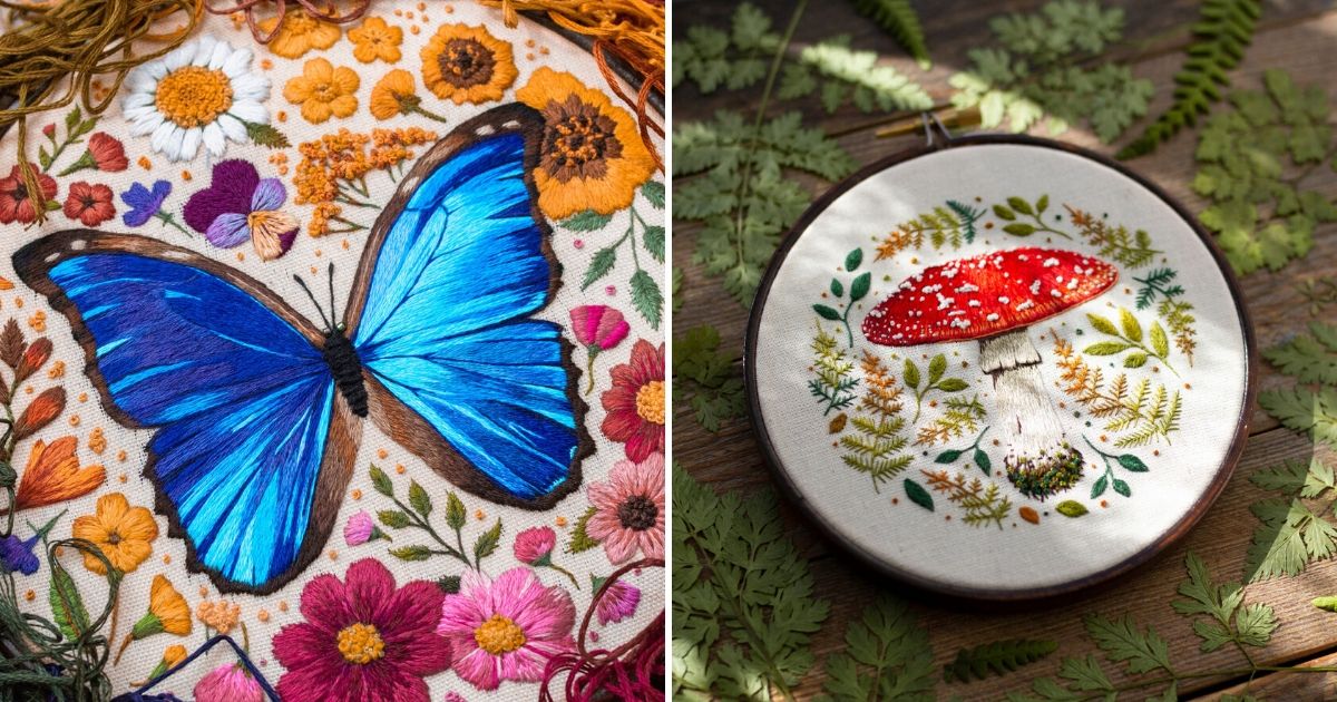 The Magical Embroidery Hoop Art Of Emillie Ferris Sharecover