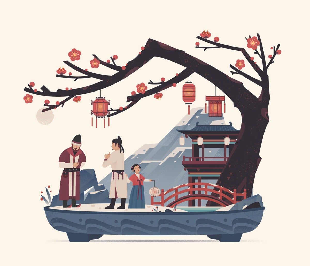 A Year Of Joy In Tang Dynasty Marvelous Illustration Series By Koma Zhang 4