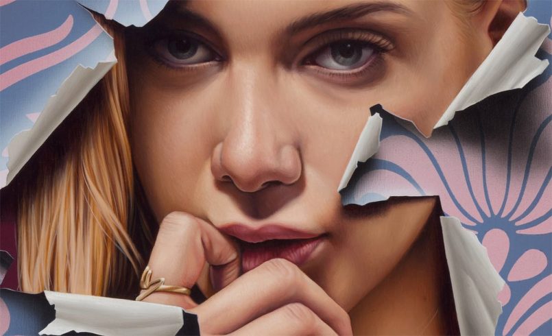 Absolutely Stunning Figurative Paintings With Peeling And Cracking Effects By James Bullough 10