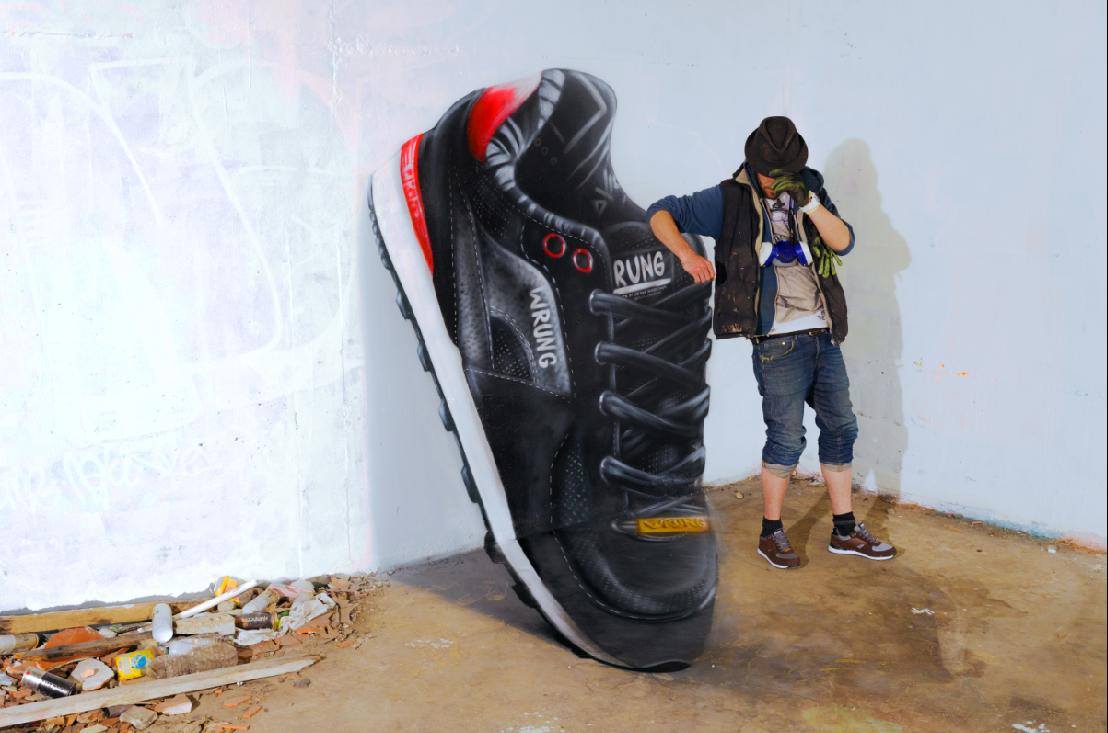 Amazing graffiti with three-dimensional optical illusion by Jeaze Oner 5