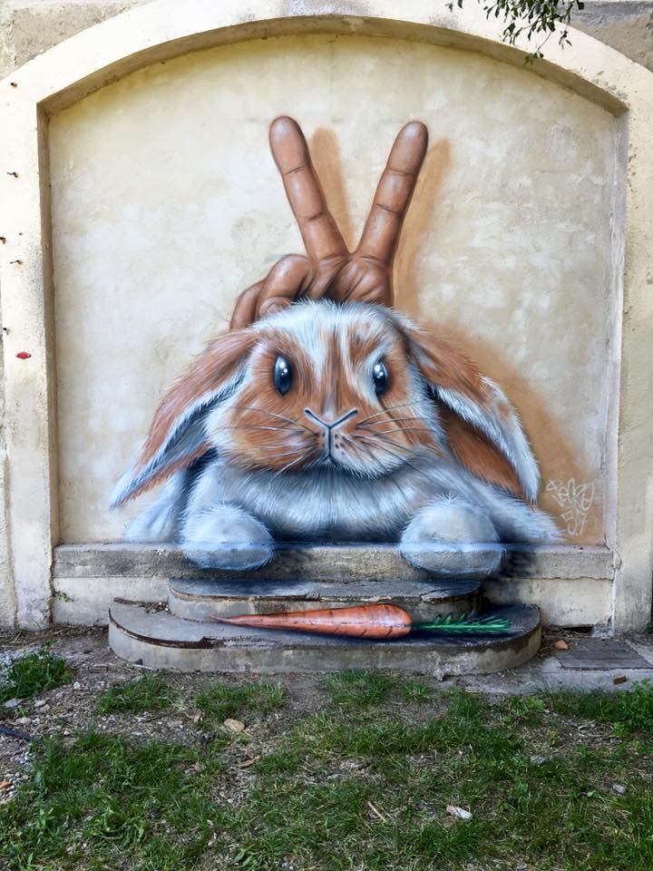 Amazing graffiti with three-dimensional optical illusion by Jeaze Oner 7