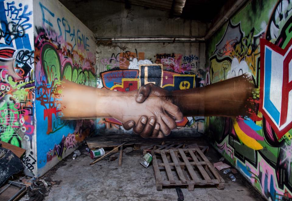 Amazing graffiti with three-dimensional optical illusion by Jeaze Oner 8