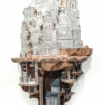 Extraordinary cities made from a combination of drawings and sculptures by Luke O’Sullivan