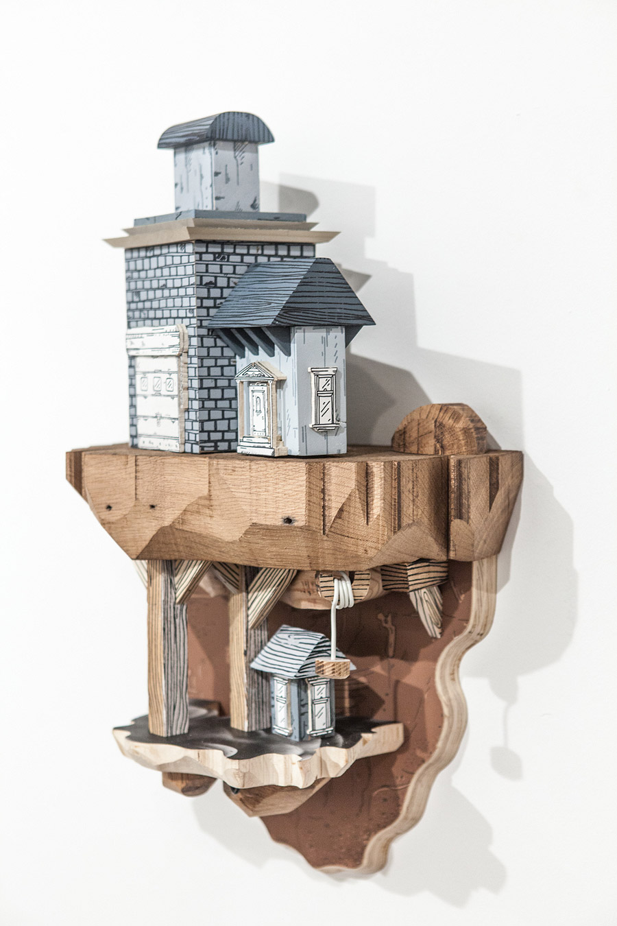 Extraordinary Cities Made From A Combination Of Drawings And Sculptures By Luke Osullivan 48