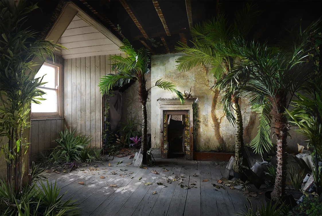 Fascinating Photomontages That Fuse Abandoned Places With Countryside Landscapes By Suzanne Moxhay 2