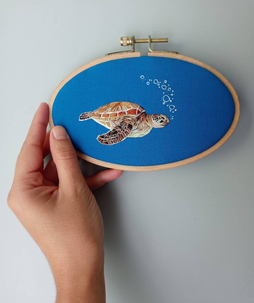 Gorgeous Embroideries Of Animals Plunging Into The Waters By Megan Zaniewski 5