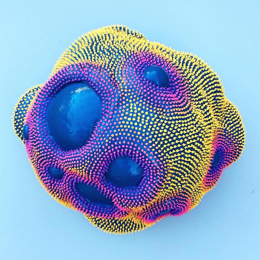 Incredible Drip Blob And Squish Multi Colored Sculptures By Dan Lam 10