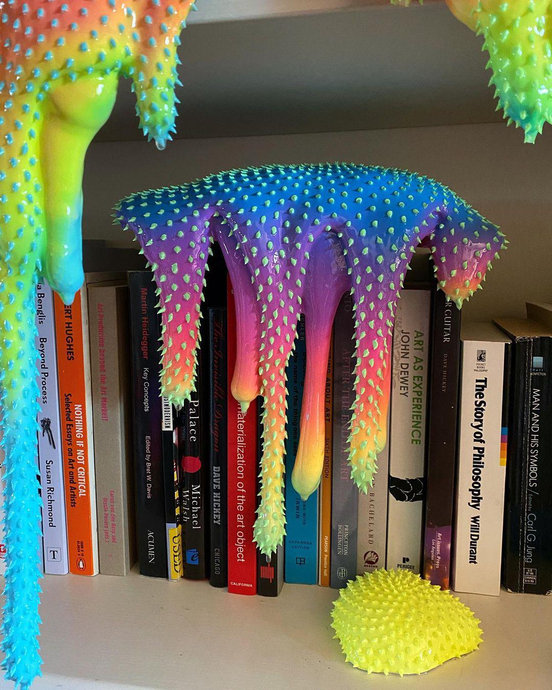 Incredible Drip Blob And Squish Multi Colored Sculptures By Dan Lam 26