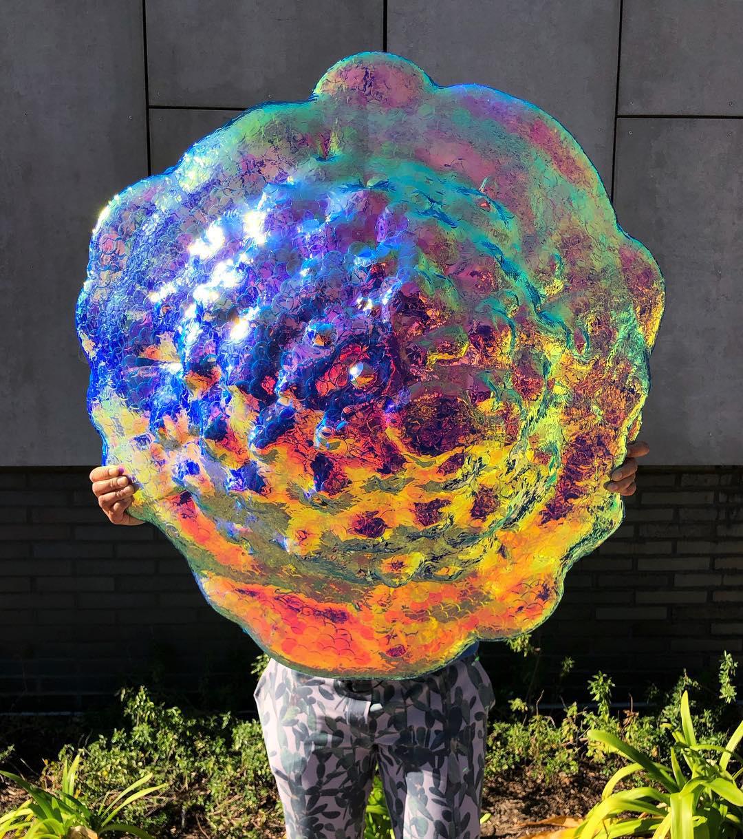 Incredible Drip Blob And Squish Multi Colored Sculptures By Dan Lam 27