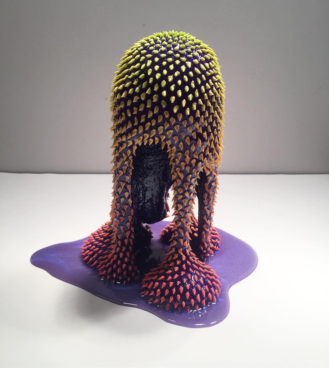 Incredible Drip Blob And Squish Multi Colored Sculptures By Dan Lam 29