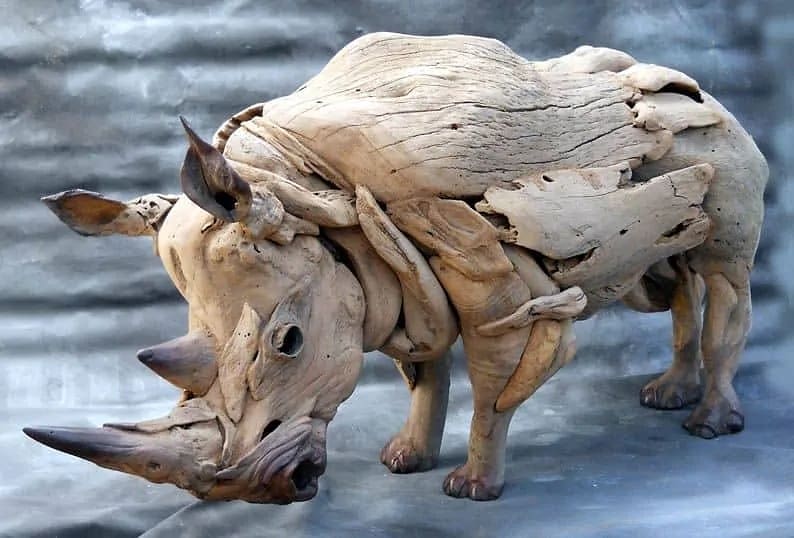 Outstanding Figurative Driftwood Sculptures By Tony Fredriksson 18