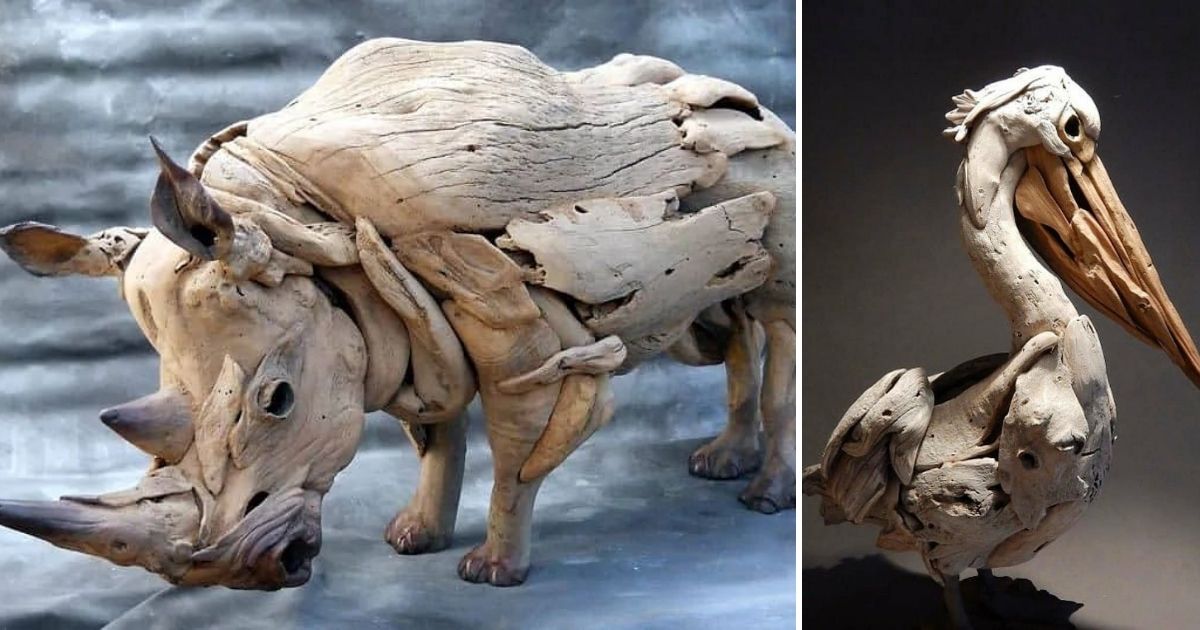 Outstanding Figurative Driftwood Sculptures By Tony Fredriksson Sharecover