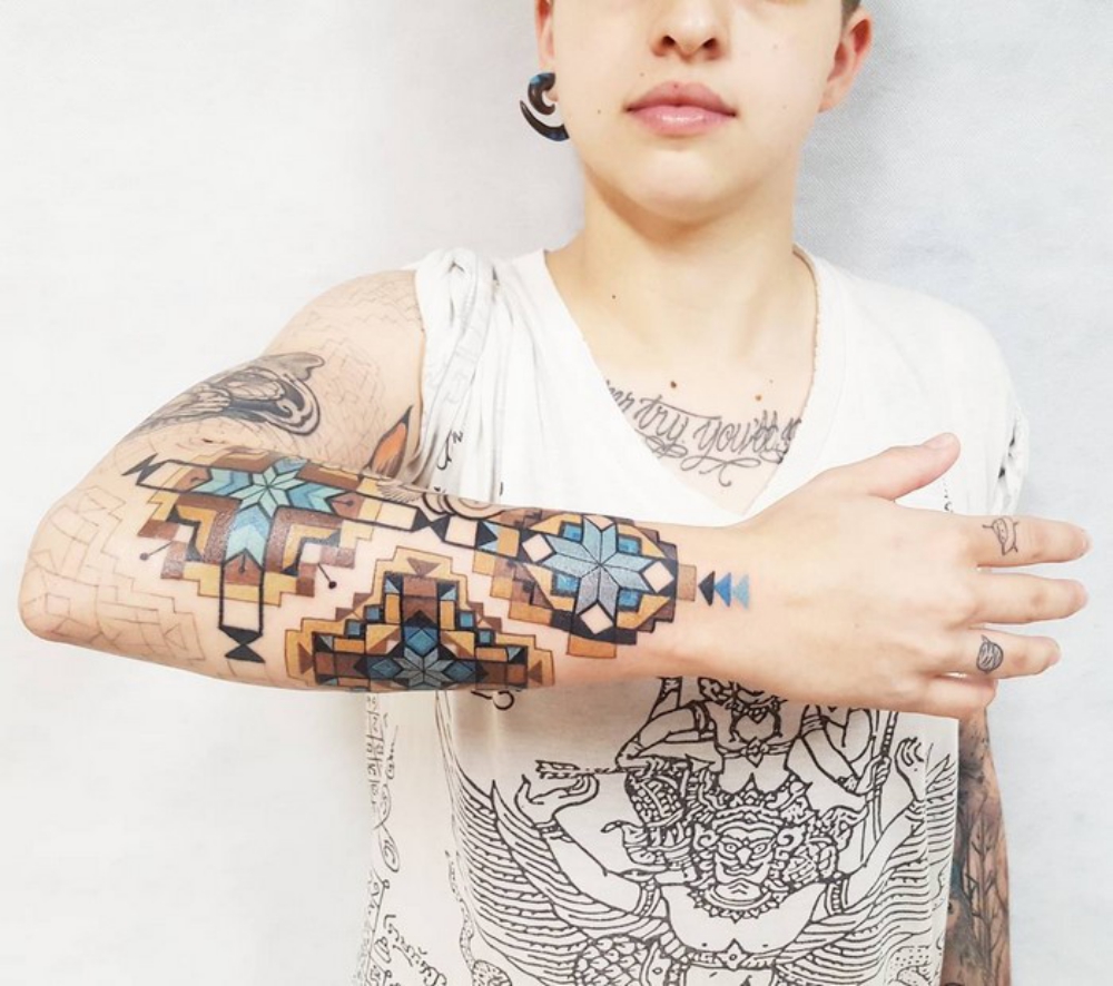 Astonishing tattoos inspired by Amazon tribes, designed by Brian Gomes