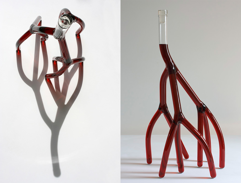 The Incredible Wine Bottles Inspired By Blood Vessels And Roots Of Etienne Meneau 2