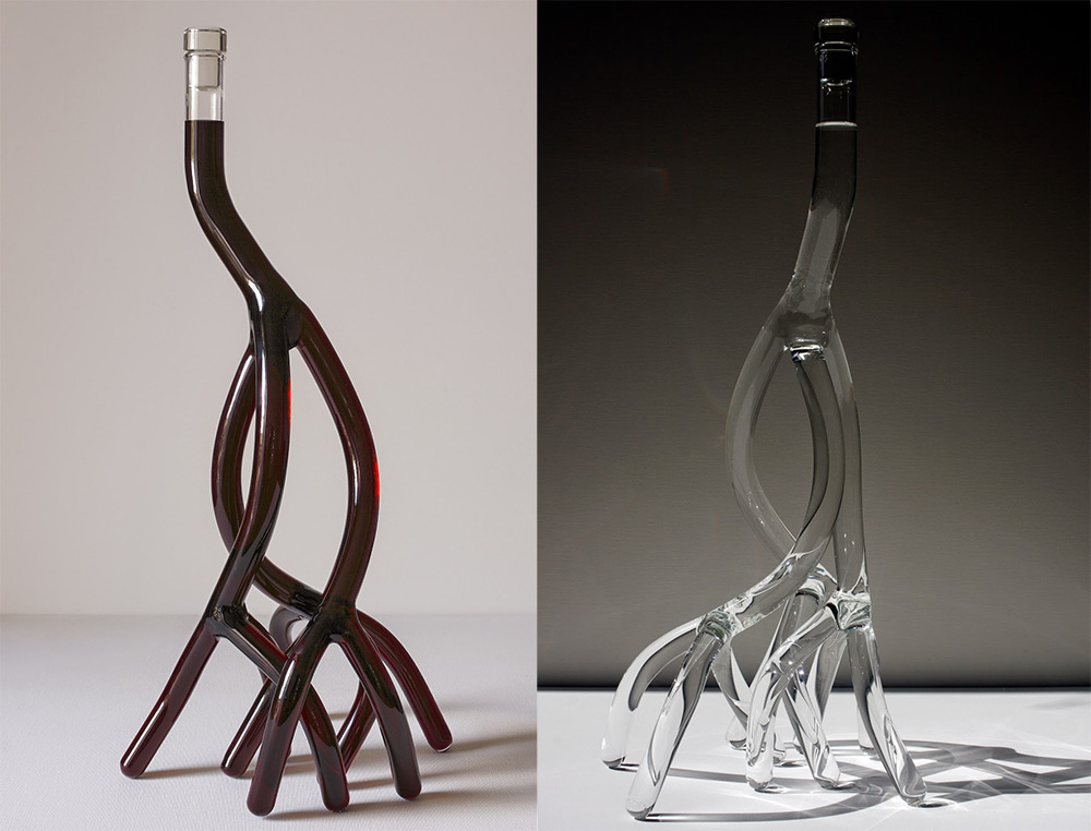 The Incredible Wine Bottles Inspired By Blood Vessels And Roots Of Etienne Meneau 9