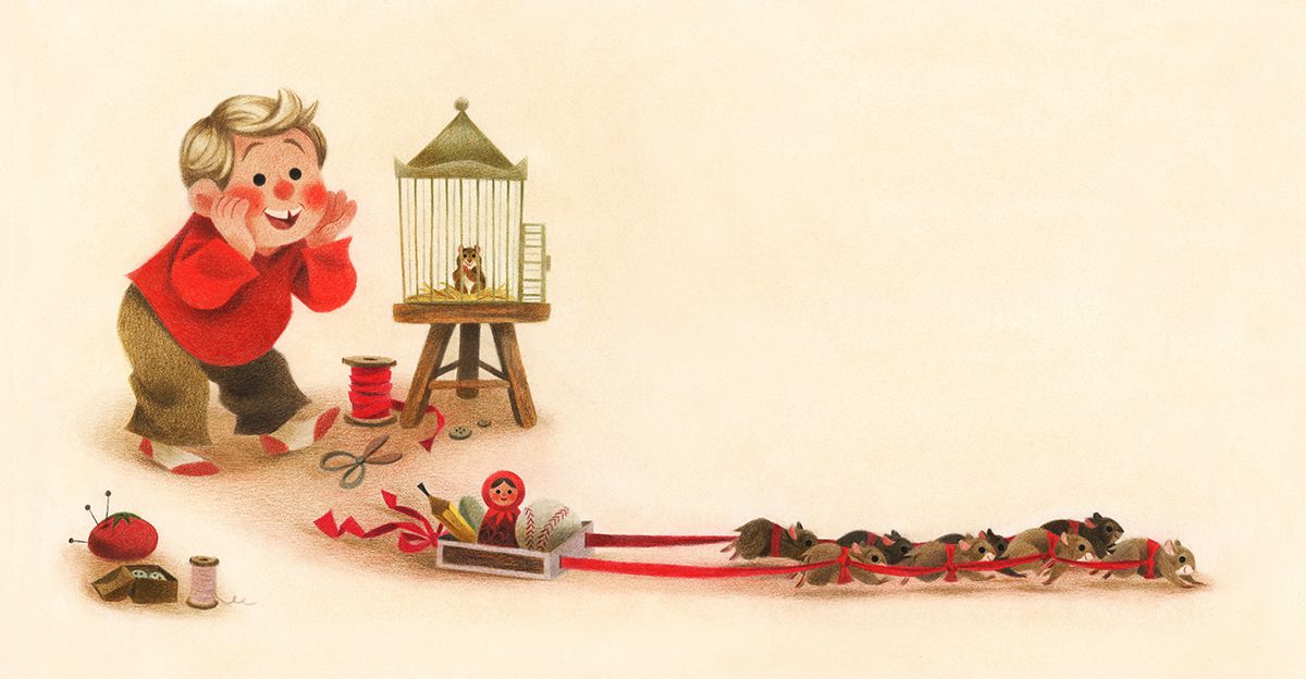 When Santa Was A Baby Beautiful Illustration Series By Genevieve Godbout 4