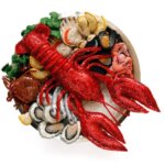 Amusing seafood textile sculptures by Kate Jenkins