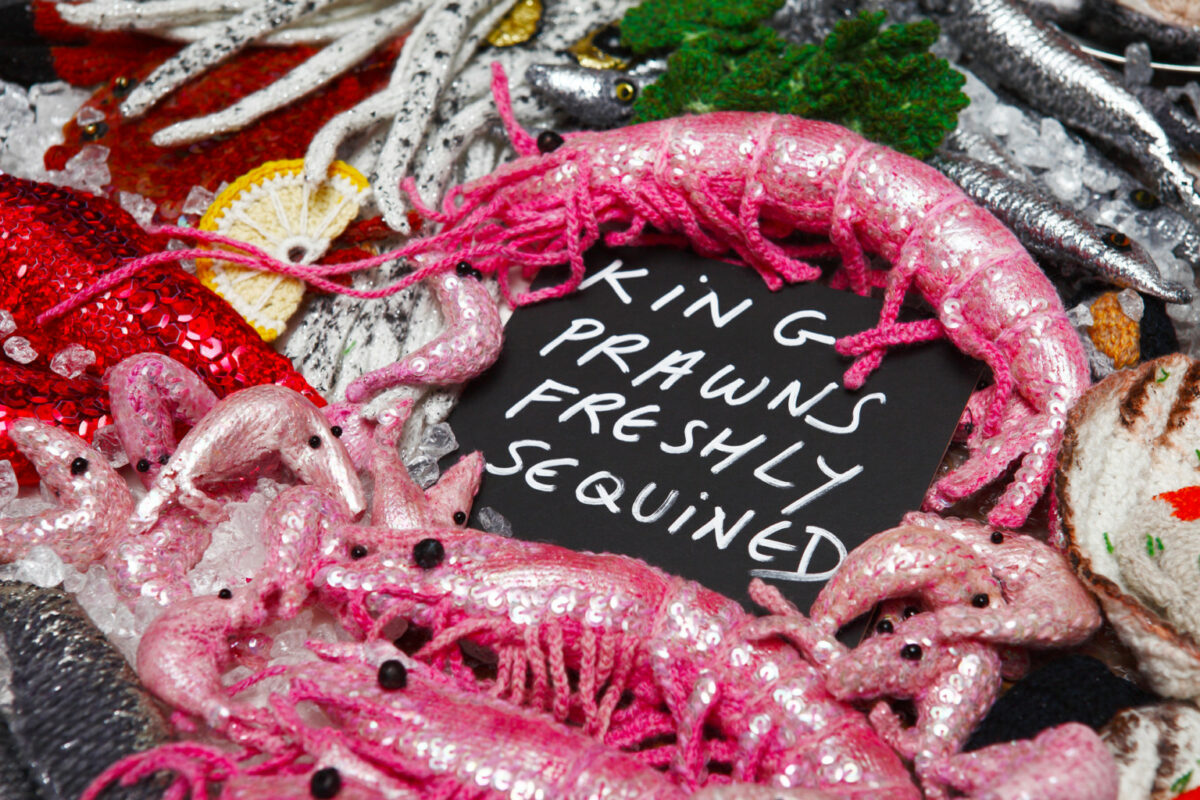 Amusing Seafood Textile Sculptures By Kate Jenkins 6