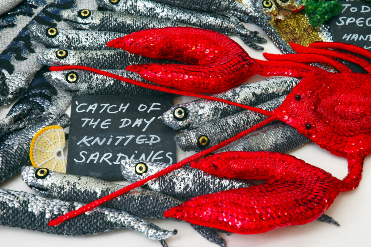 Amusing Seafood Textile Sculptures By Kate Jenkins 9