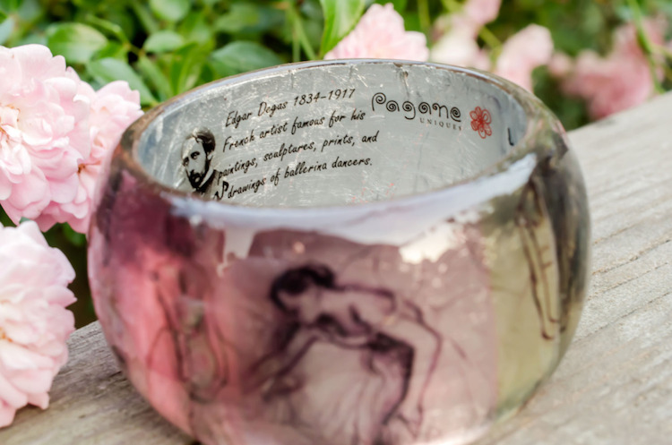 Colorful Resin Bangles Printed With Famous Paintings By Pagane Uniques 6