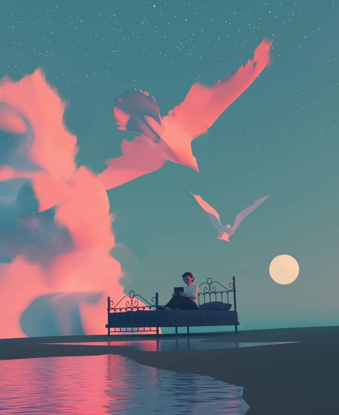 Dreamy And Ethereal Illustrations By Bryn Jones 6