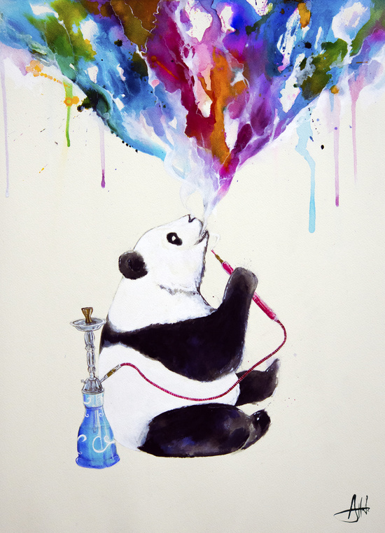 Fascinating Watercolor And Chinese Inks Paintings By Marc Allante 4