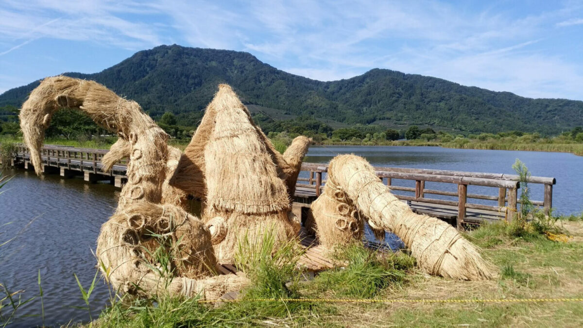 Giant Animal Sculptures Made From Massive Bundles Of Straws For The Wara Art Festival 4