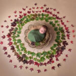 Gorgeous photographs of babies in natural mandalas by Gaba Svarbu