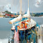 Abstract Classic: marvelous sunning impasto-like paintings by Josef Kote