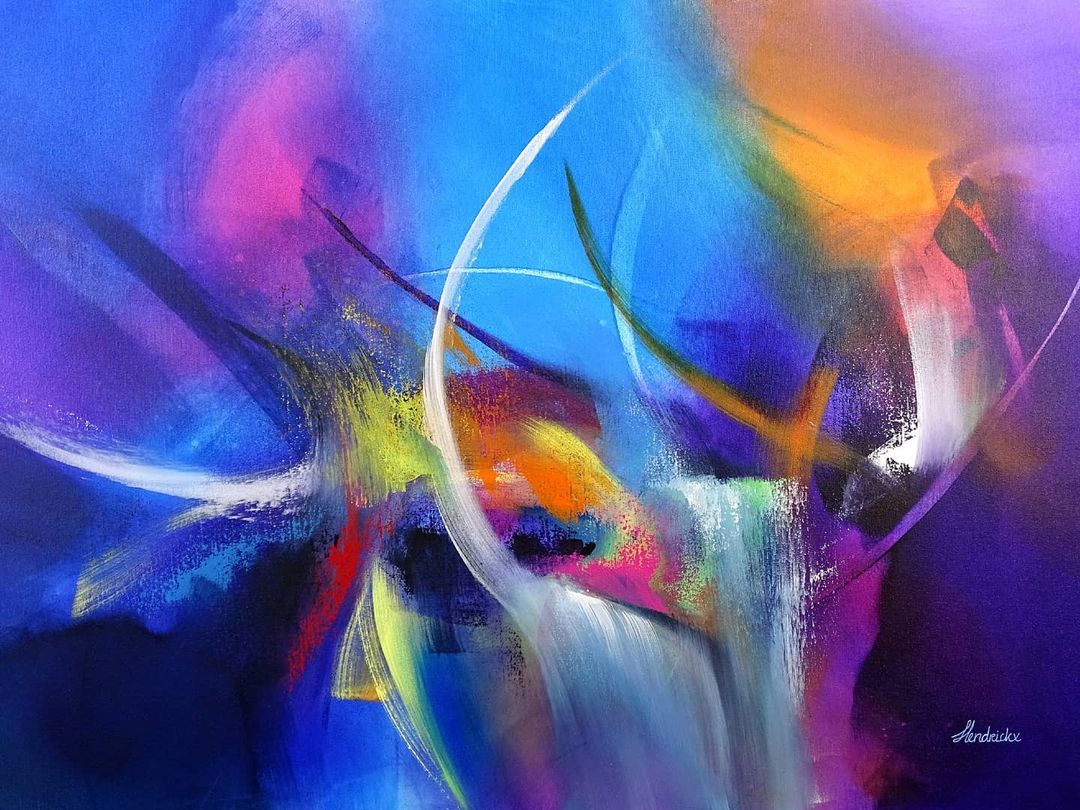 Mesmerizing Abstract Paintings By Jessica Hendrickx 2