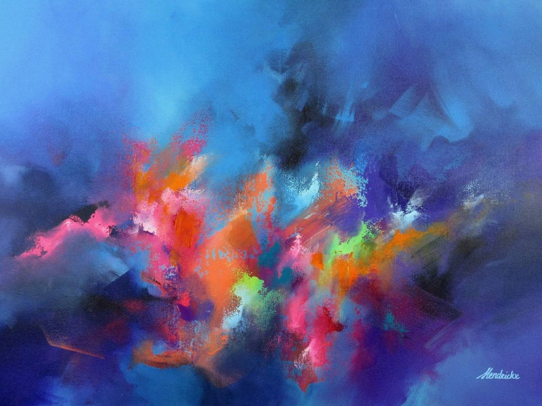 Mesmerizing abstract paintings by Jessica Hendrickx