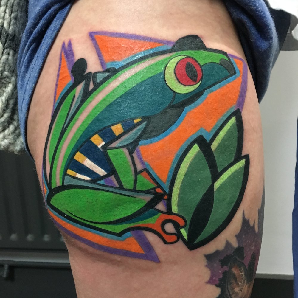 The Colorful Tattoos Inspired By The Cubist Movement Of Mike Boyd 13