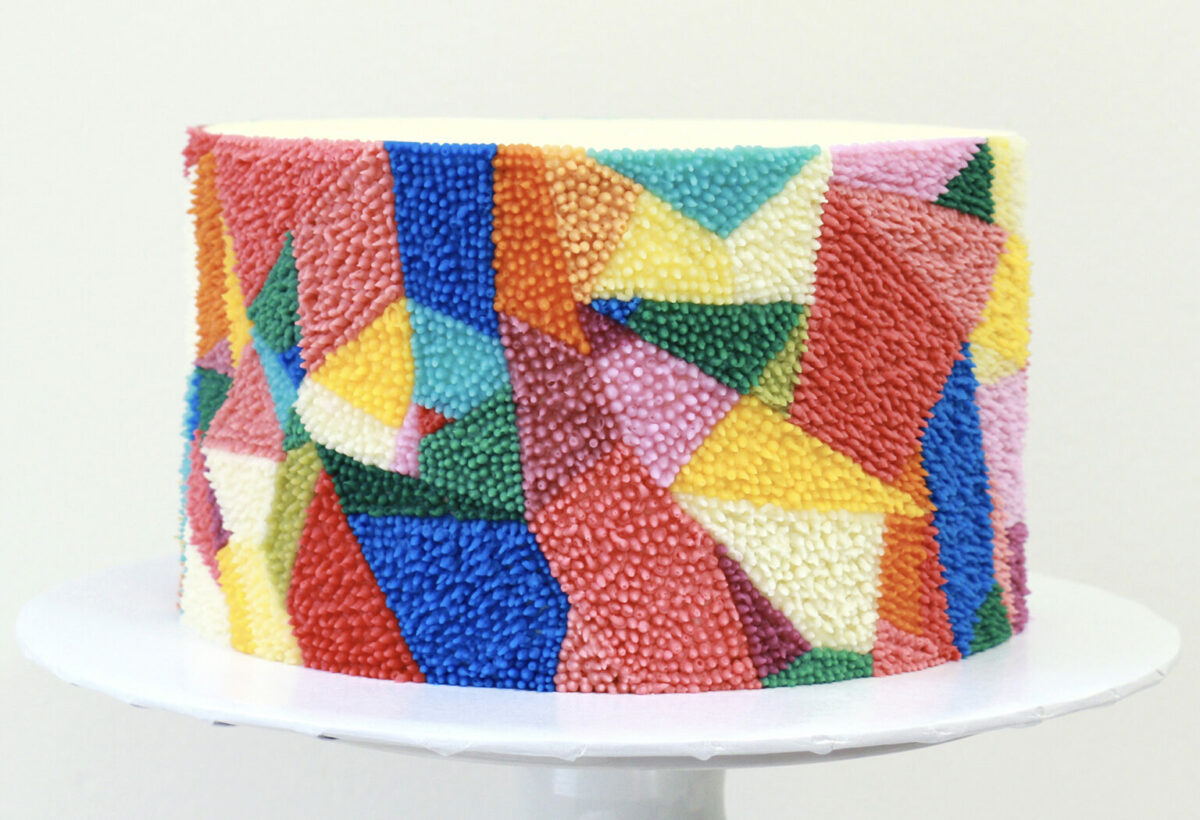 The Incredible Rug And Carpet Like Buttercream Cake Decoration Of Alana Jones Mann 12