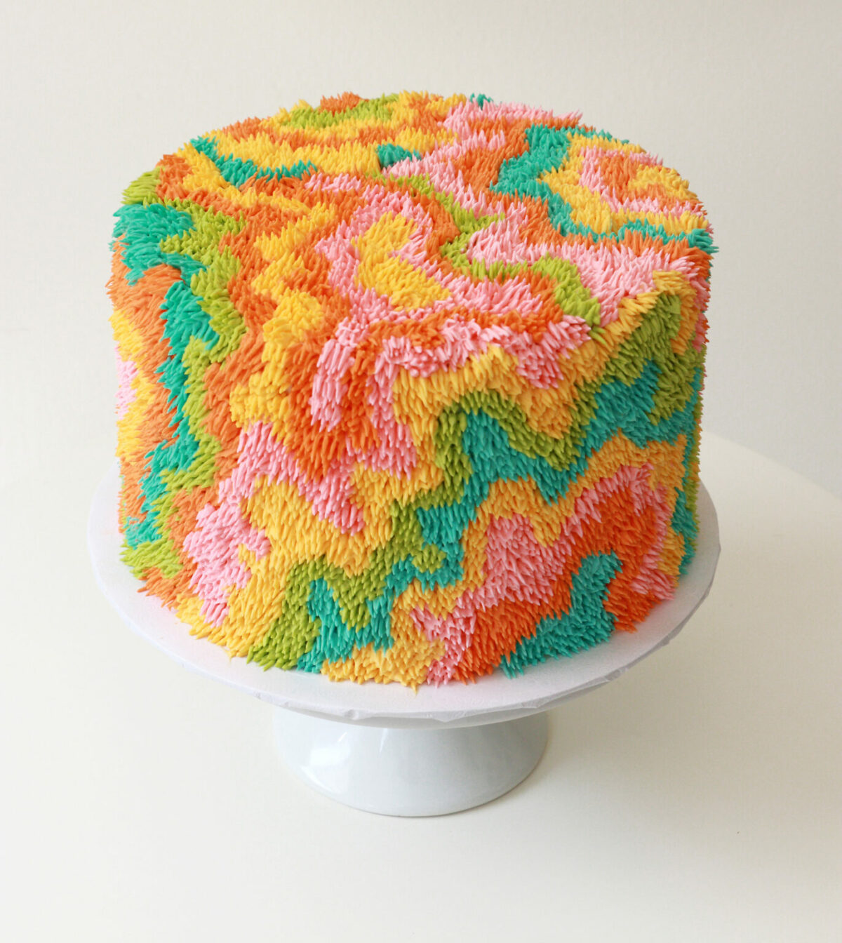 The Incredible Rug And Carpet Like Buttercream Cake Decoration Of Alana Jones Mann 13