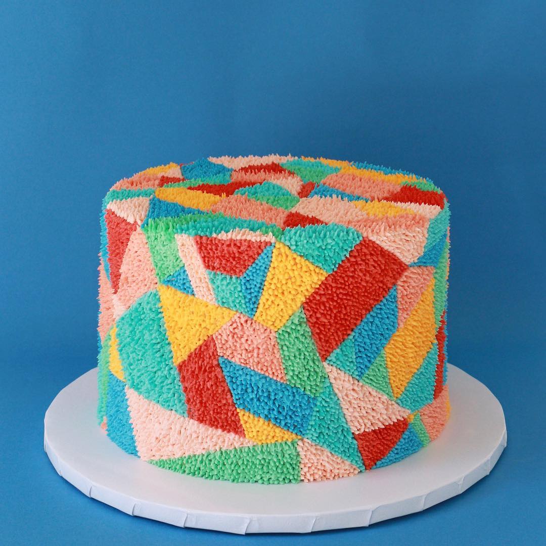 The Incredible Rug And Carpet Like Buttercream Cake Decoration Of Alana Jones Mann 8