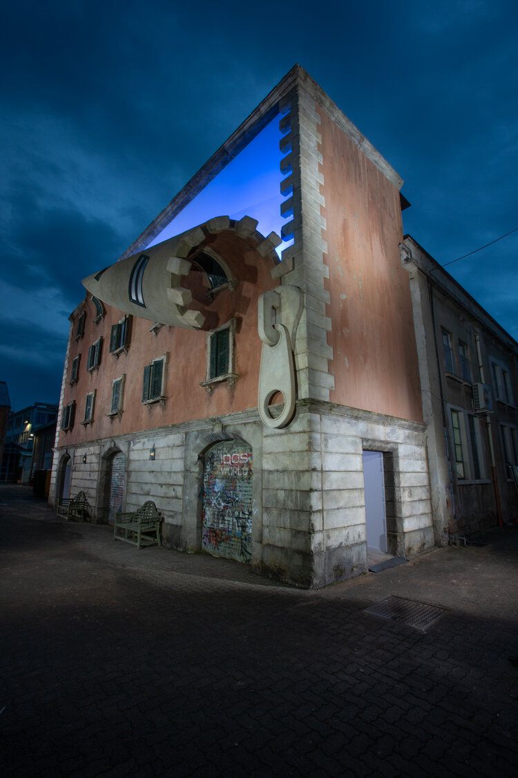The Mind Blowing Sculptures And Architectural Interventions Of Alex Chinneck (2)