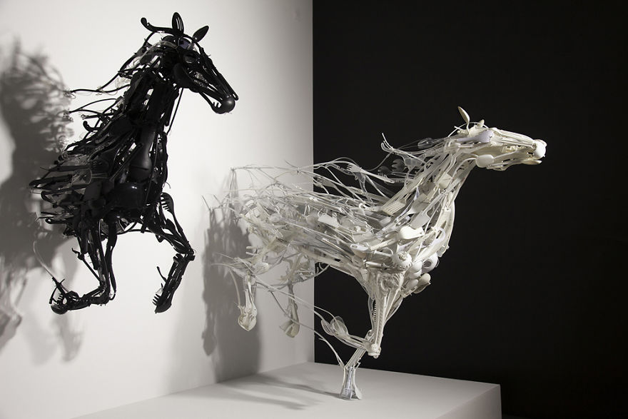 Used Plastic Recycled Into Amazing Sculptures By Sayaka Ganz 1